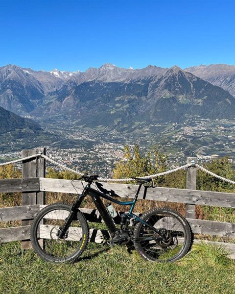 Tour in e-bike al maso Greiter sopra Merano