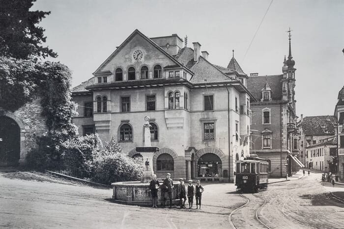 brunnenplatz meran_stadtarchiv 1